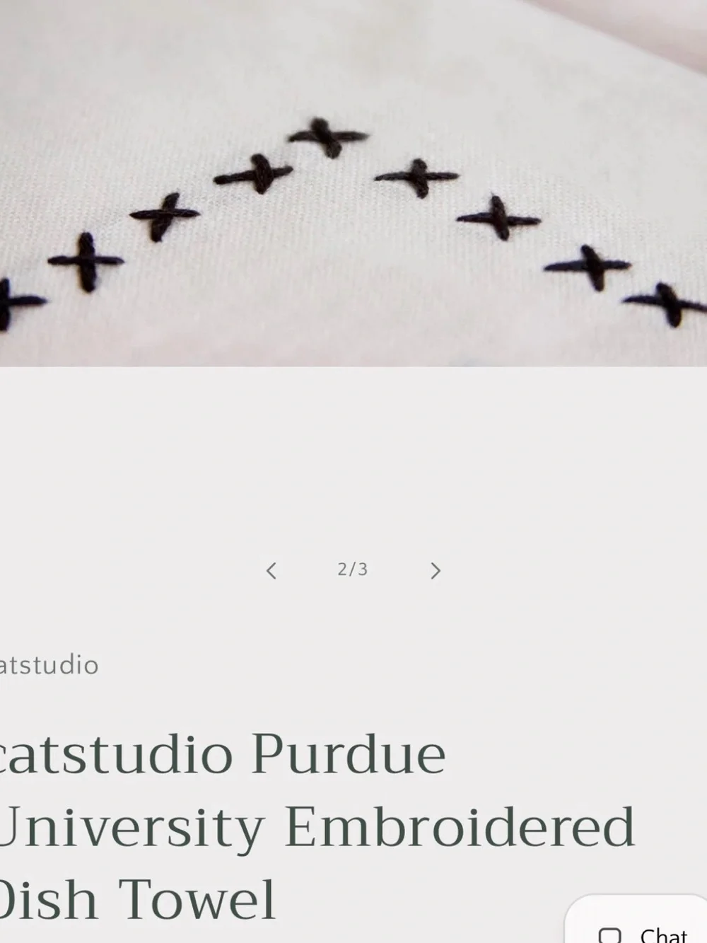 BRAND NEW Catstudio Purdue University Collegiate Collection Dish Towel